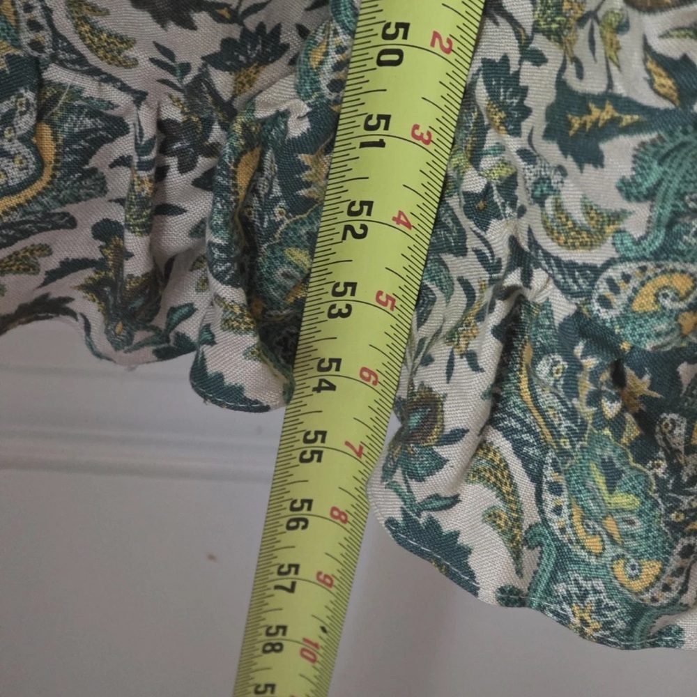 A loves A Maxi Paisley Printed Linen Blend dress Size Small - Picture 8 of 11